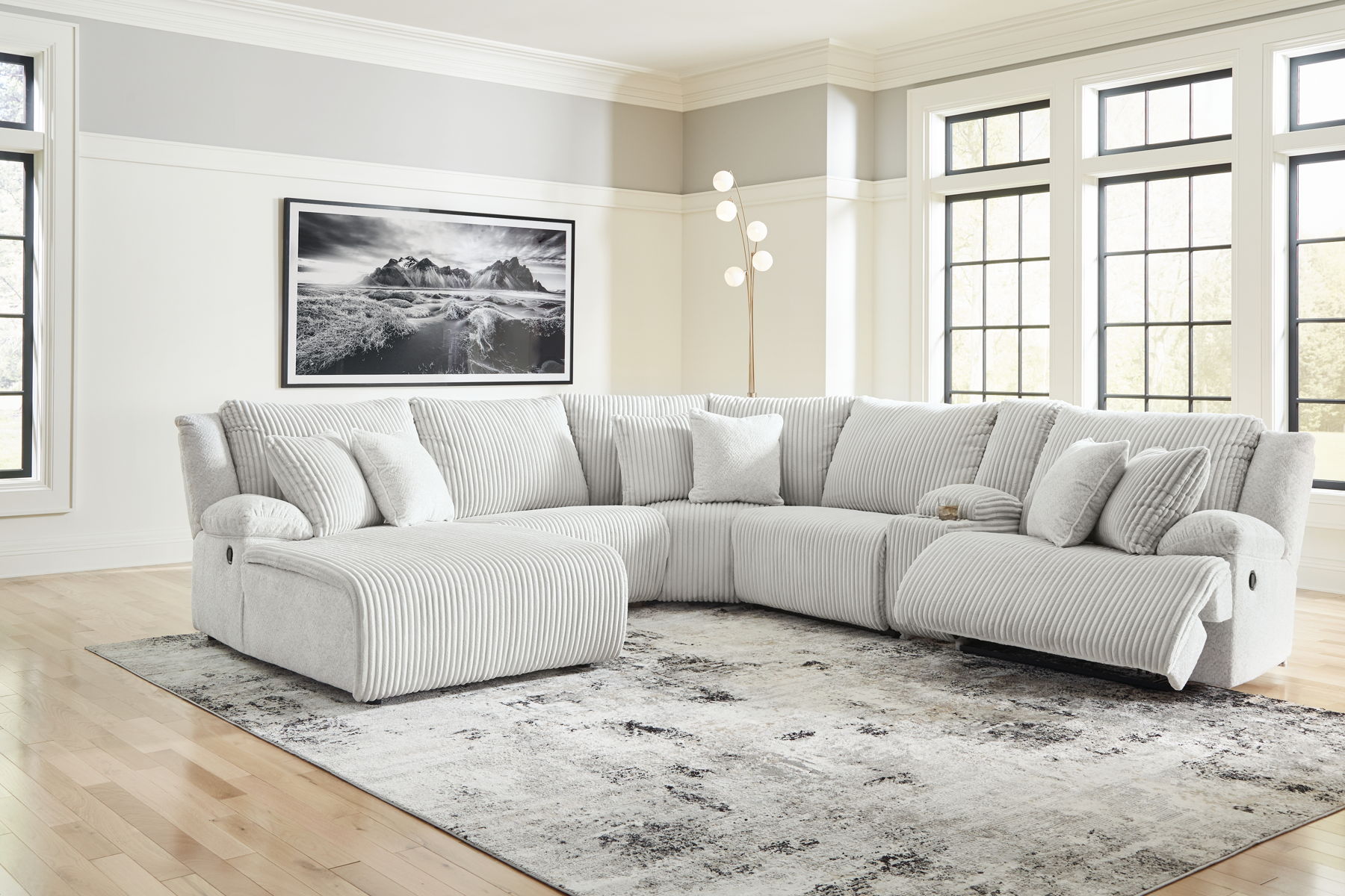 Top Tier - 6 Piece Reclining Sectional - Image 5