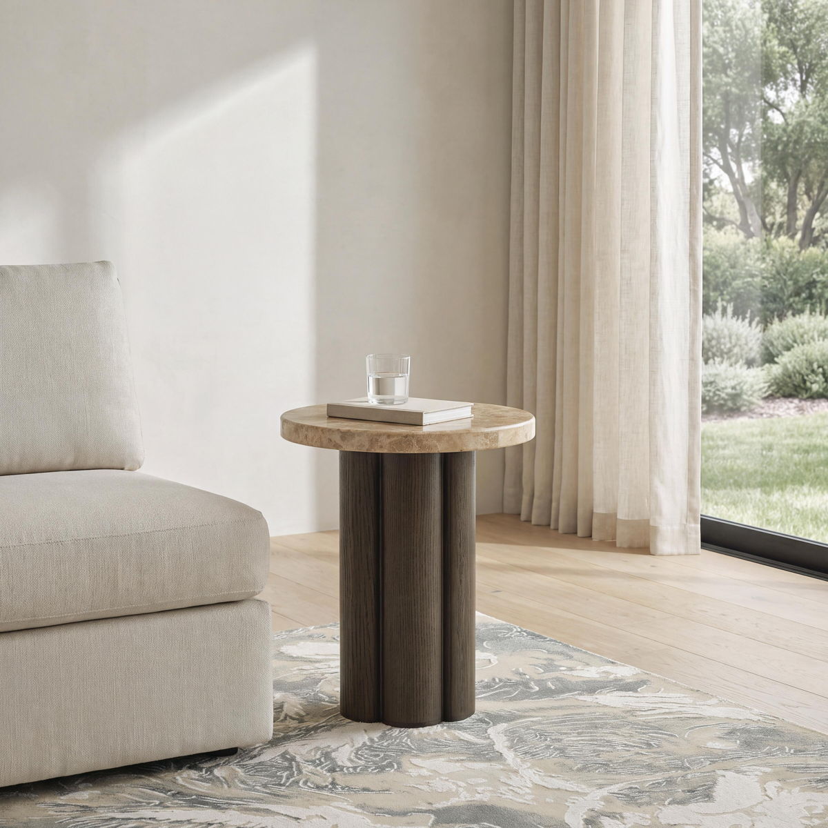Darimore - Chair Side End Table - Burnished Brown - Image 2