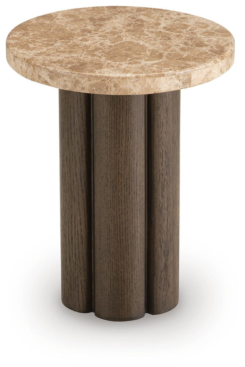 Darimore - Chair Side End Table - Burnished Brown - Image 4