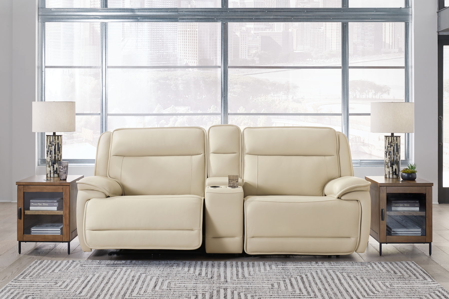 Double Deal - 2 Piece Reclining Sectional - Image 2