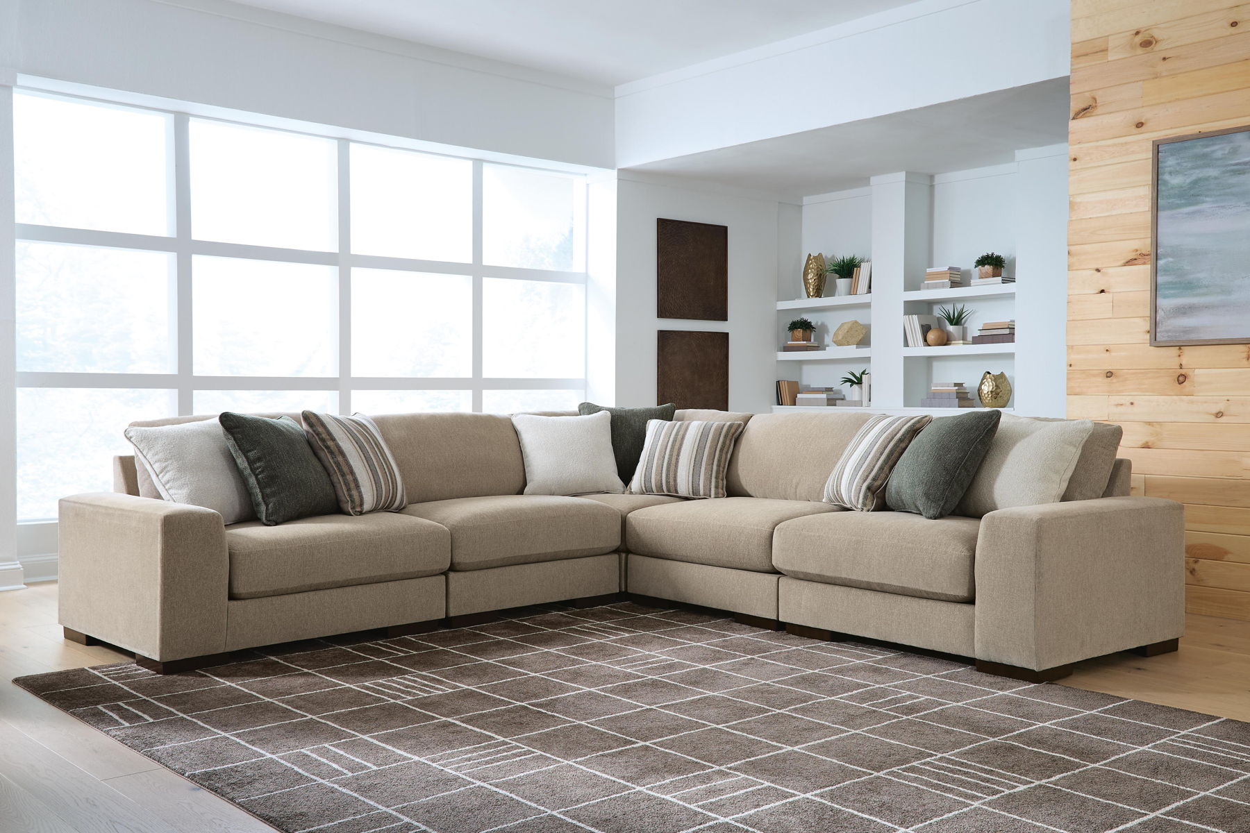 Linenhause - 5-Piece Sectional - Dune - Image 3