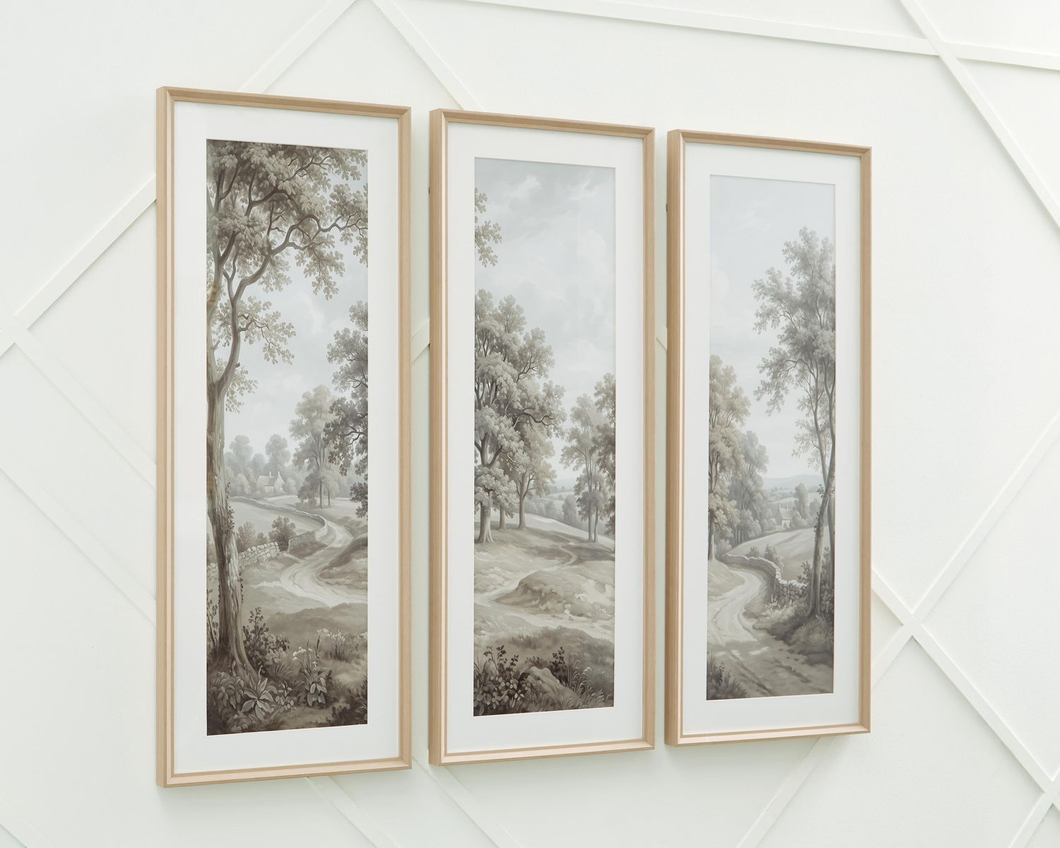Dixonburg - Wall Art Set (Set of 3) - Taupe / Gray - Image 4