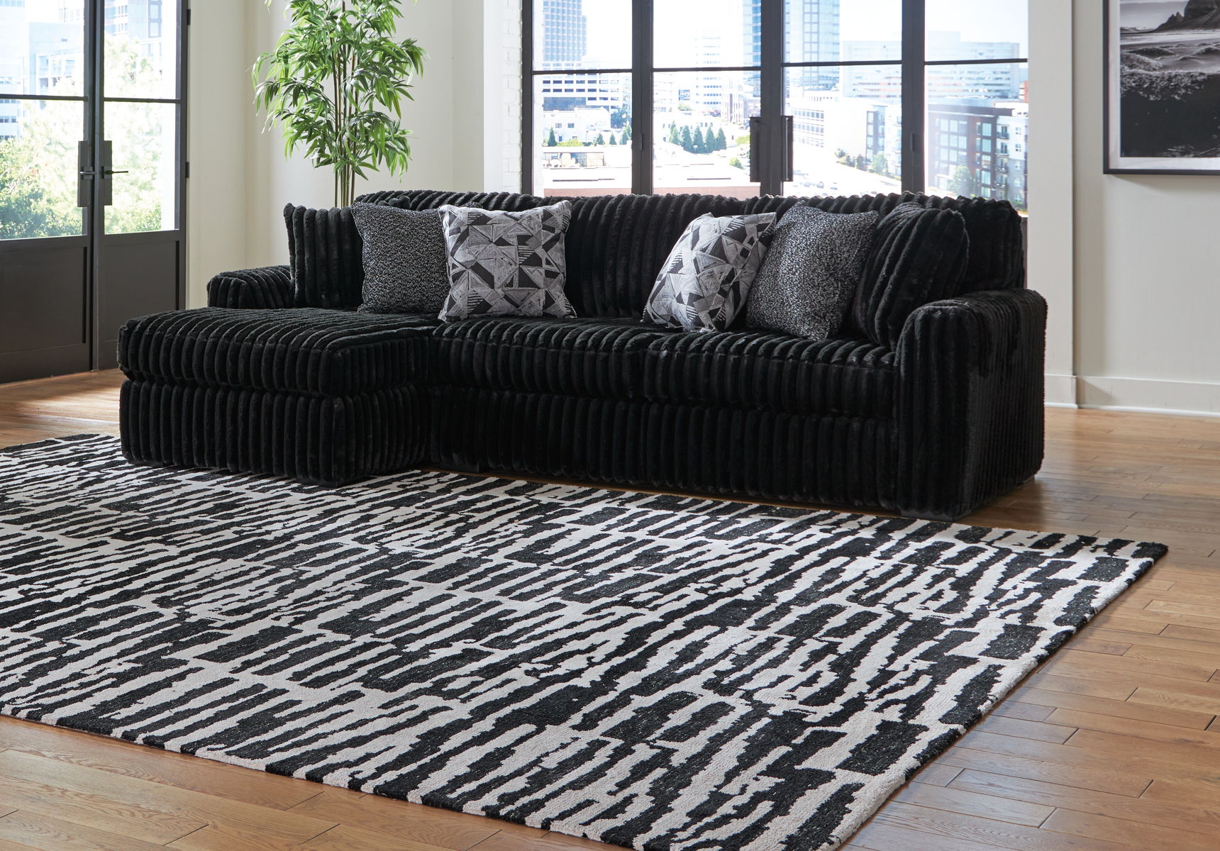 Midnight-Madness - 2 Piece Sectional - Image 19