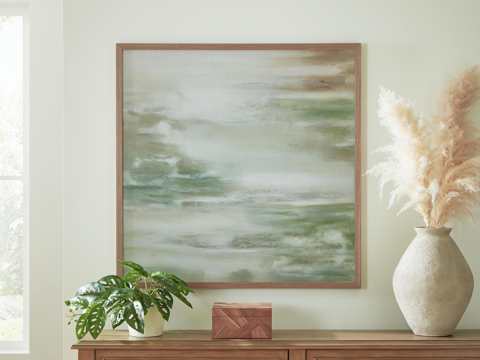 Daybourne - Wall Art - Green / Brown / White - Image 3