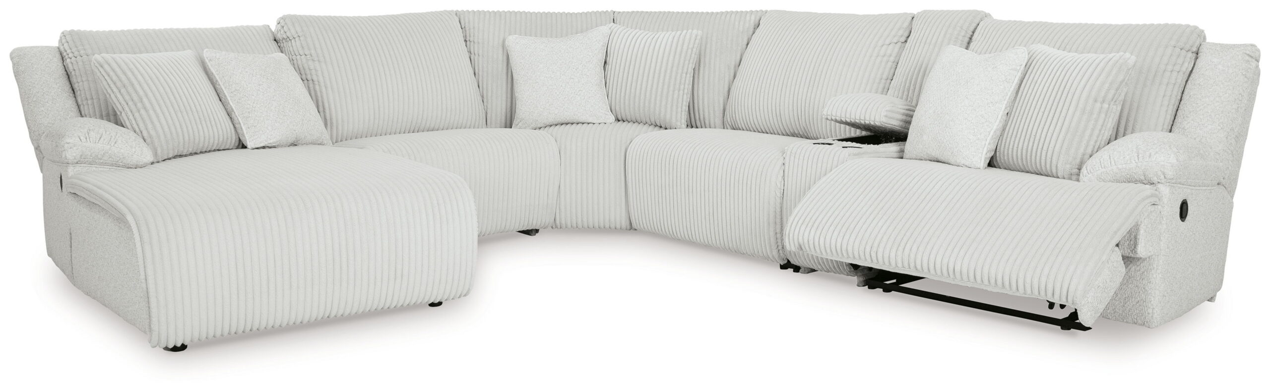 Top Tier - 6 Piece Reclining Sectional - Image 7