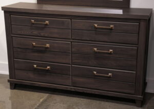 Vonitta Bay - Six Drawer Dresser - Dark Brown