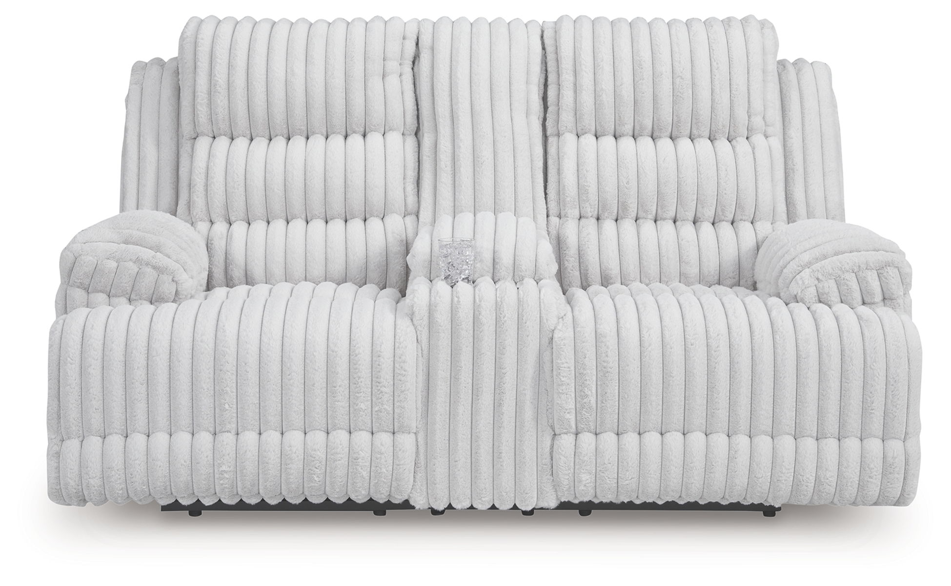 Rhines Falls - 2 Pc. - Power Reclining Sofa And Loveseat - Alloy - Image 2