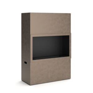Midnight Mountain - Freestanding Fireplace - Light Brown