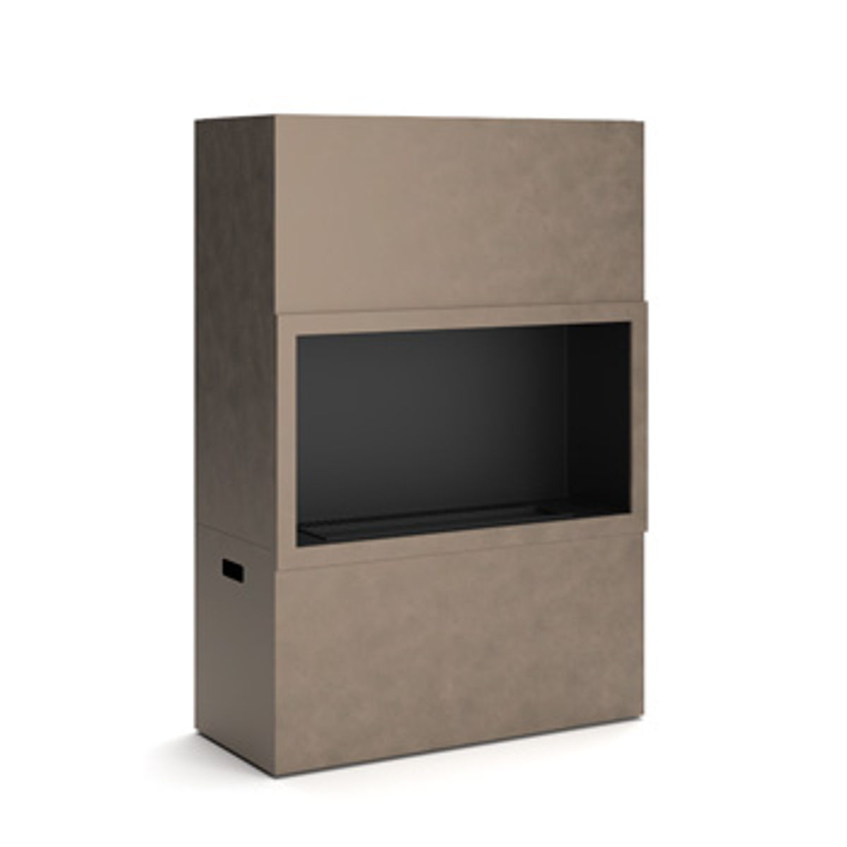 Midnight Mountain - Freestanding Fireplace - Light Brown