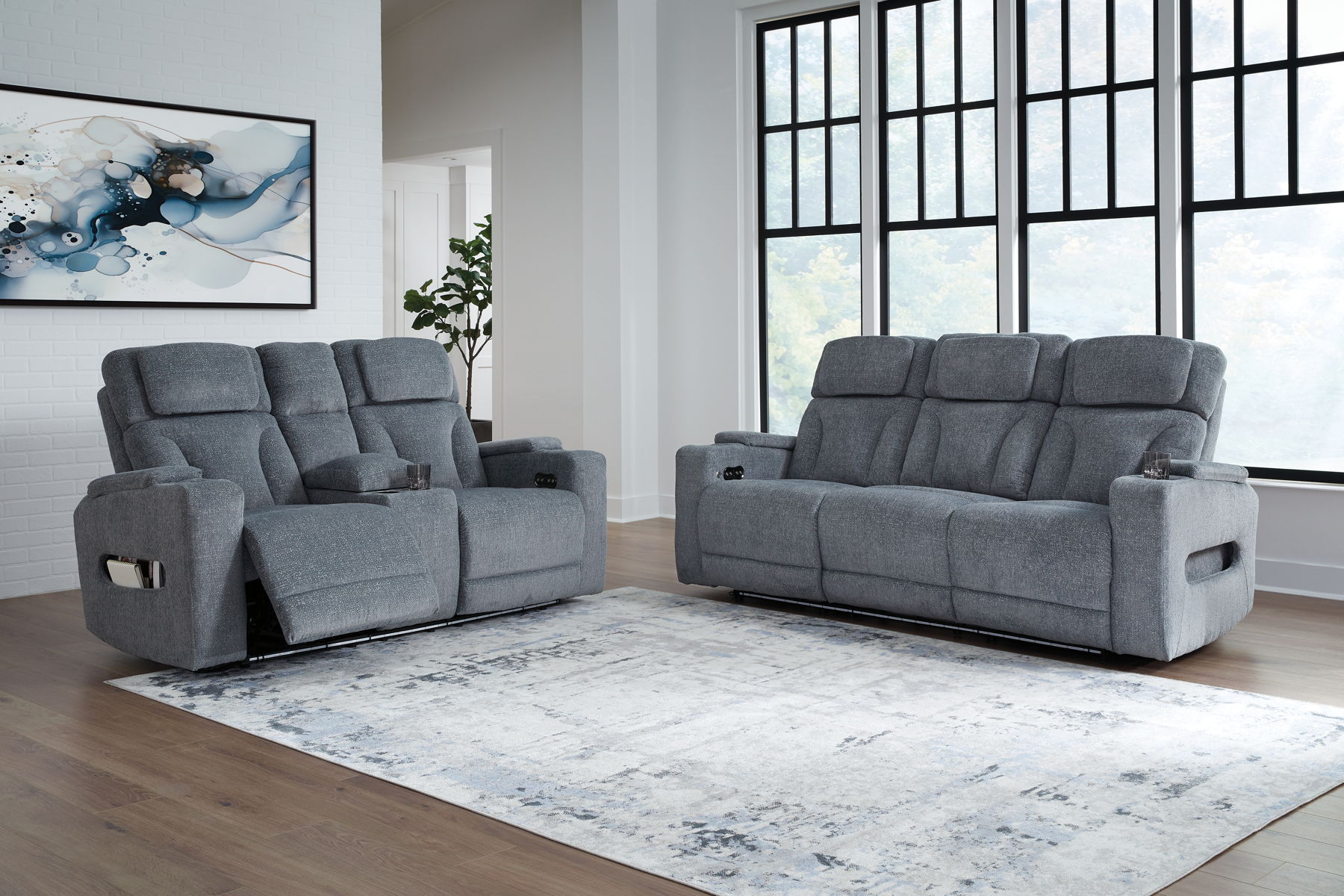 Studio Cave - Reclining Living Room Set - Image 5