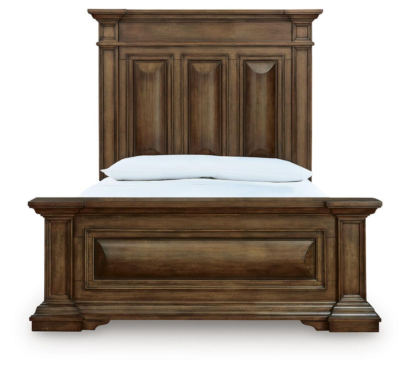 Frantanna - 3 Pc. - Queen Panel Bed, Dresser And Mirror - Brown - Image 3