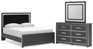 Zuraleus - Upholstered Panel Platform Bedroom Set