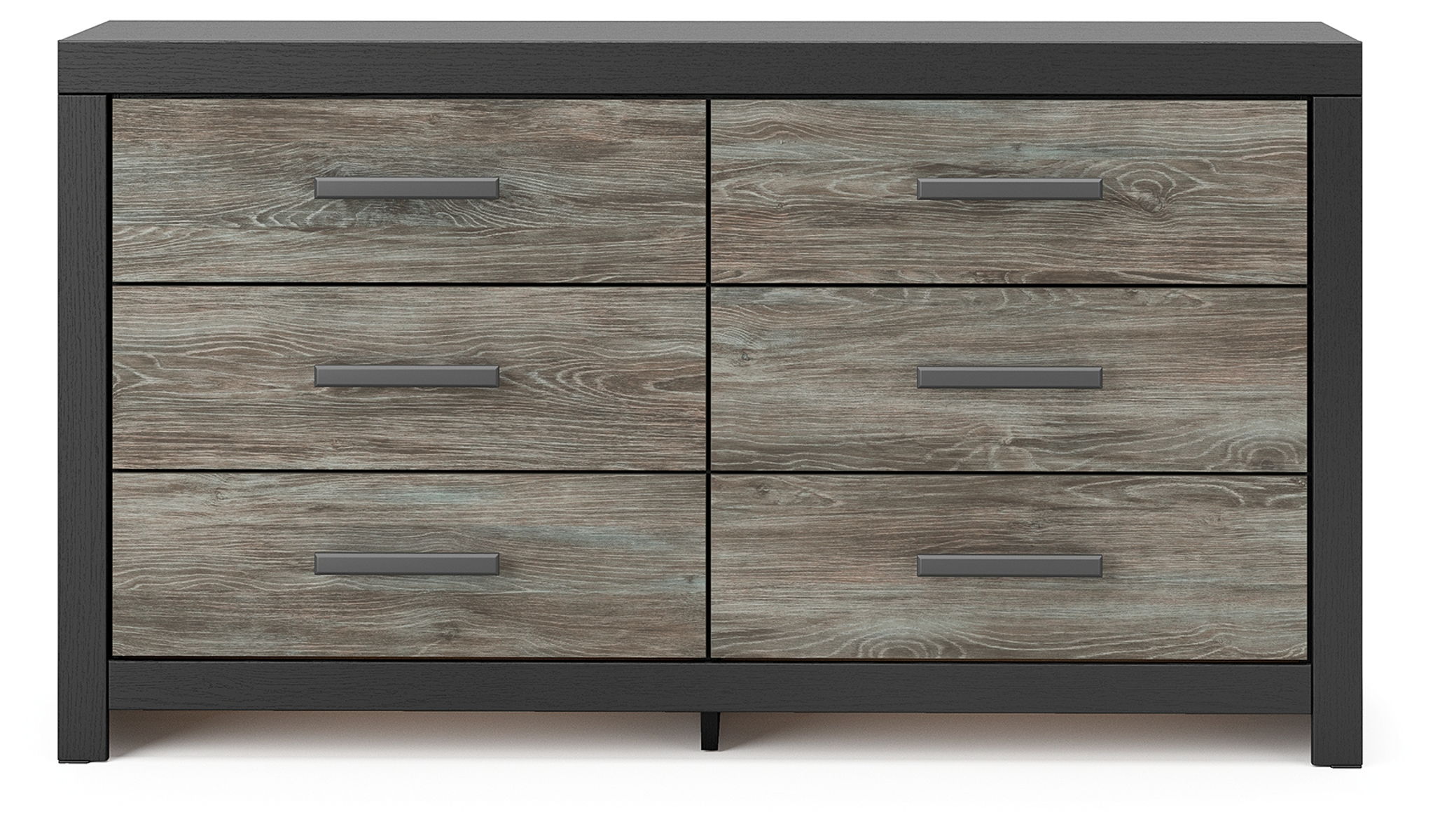 Broachmyn - 3 Pc. - Dresser And 2 Nightstands - Black / Gray - Image 2