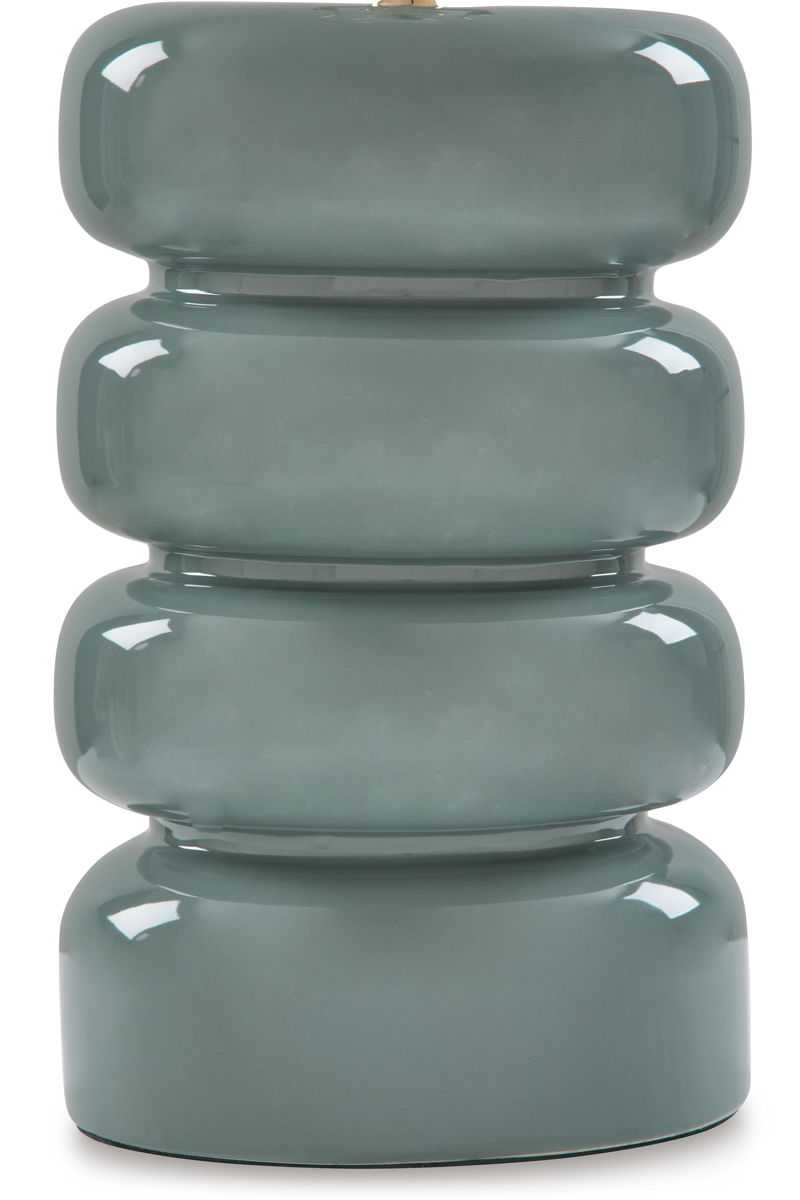 Clayard - Ceramic Table Lamp - Gray Blue - Image 2