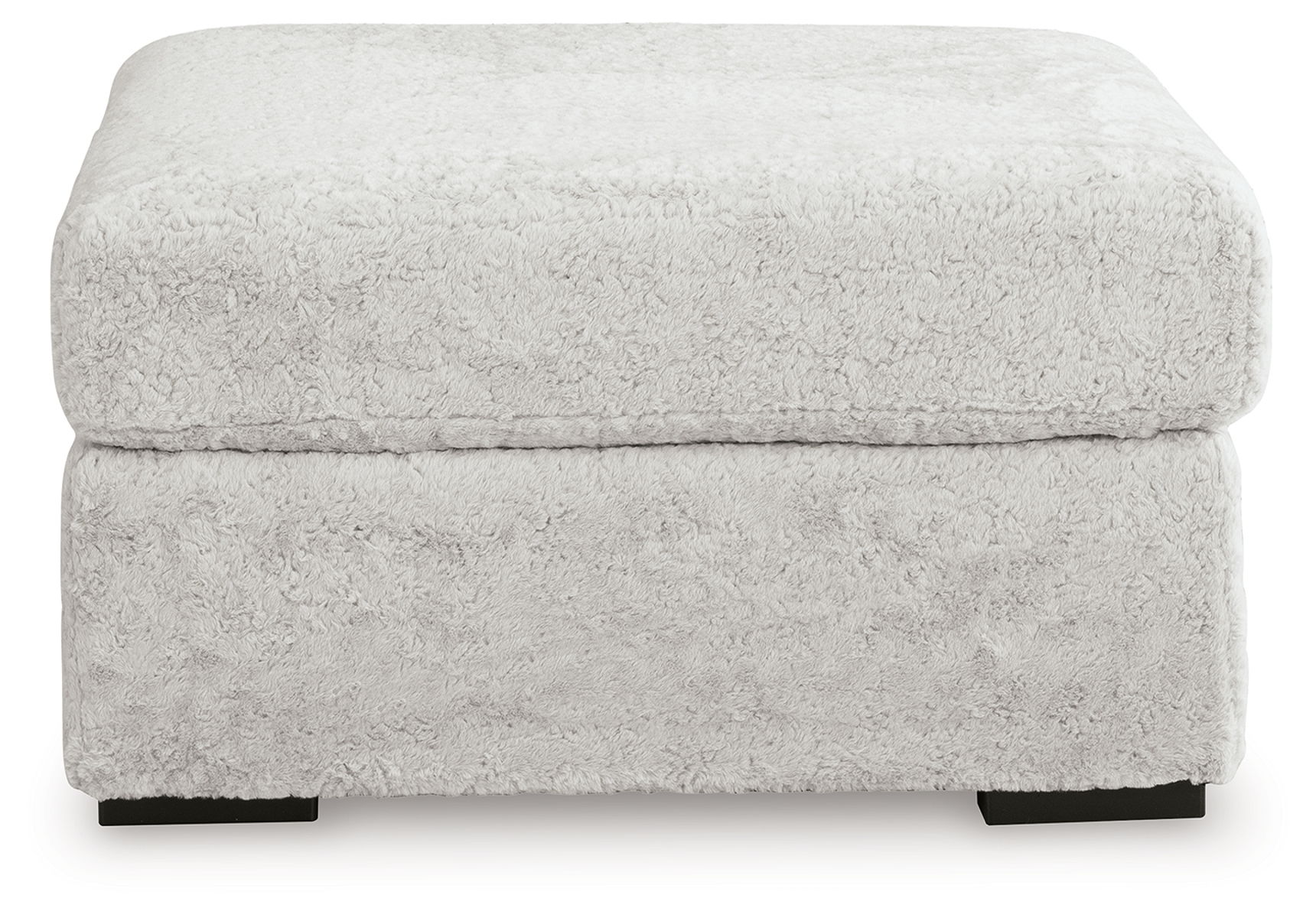 Cuddle Plush - 3 Pc. - 3-Piece Sectional, Chair And Ottoman - Arctic - Image 2