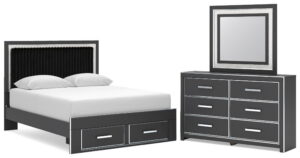 Zuraleus - Upholstered Panel Platform Storage Bedroom Set