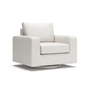 La Jolla Cove - Swivel Glider Chair With Cushion - Beige