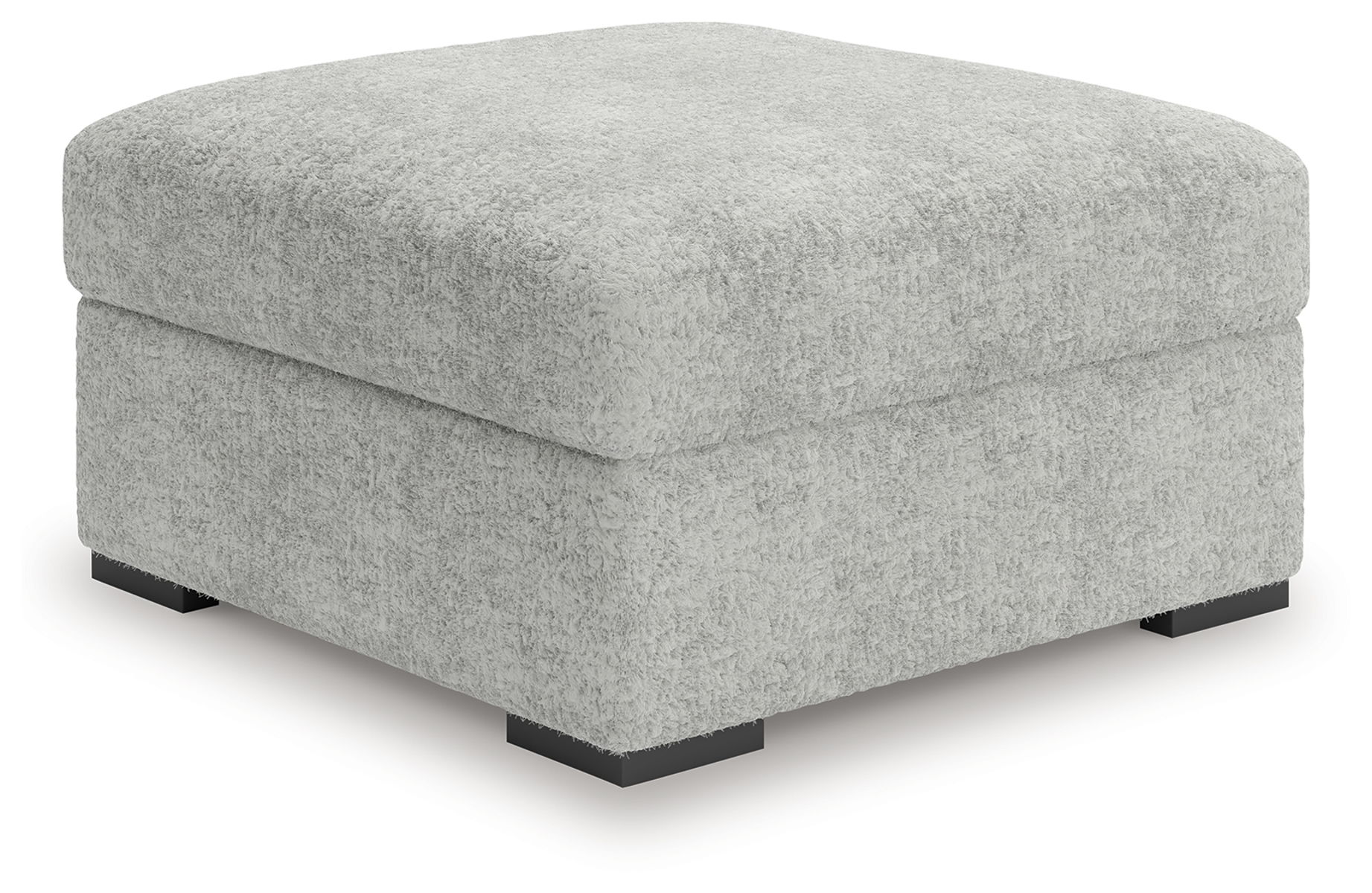 Cuddle Plush - 3 Pc. - 3-Piece Sectional, Chair And Ottoman - Arctic - Image 3