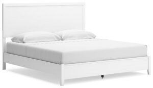 Binterglen - King Panel Bed - White