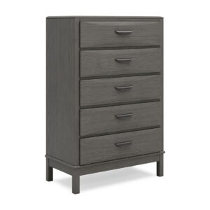 Mazing - Five Drawer Chest - Gray